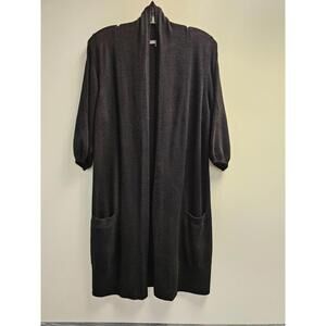 Vince100% cashmere short sleeve open cardigan